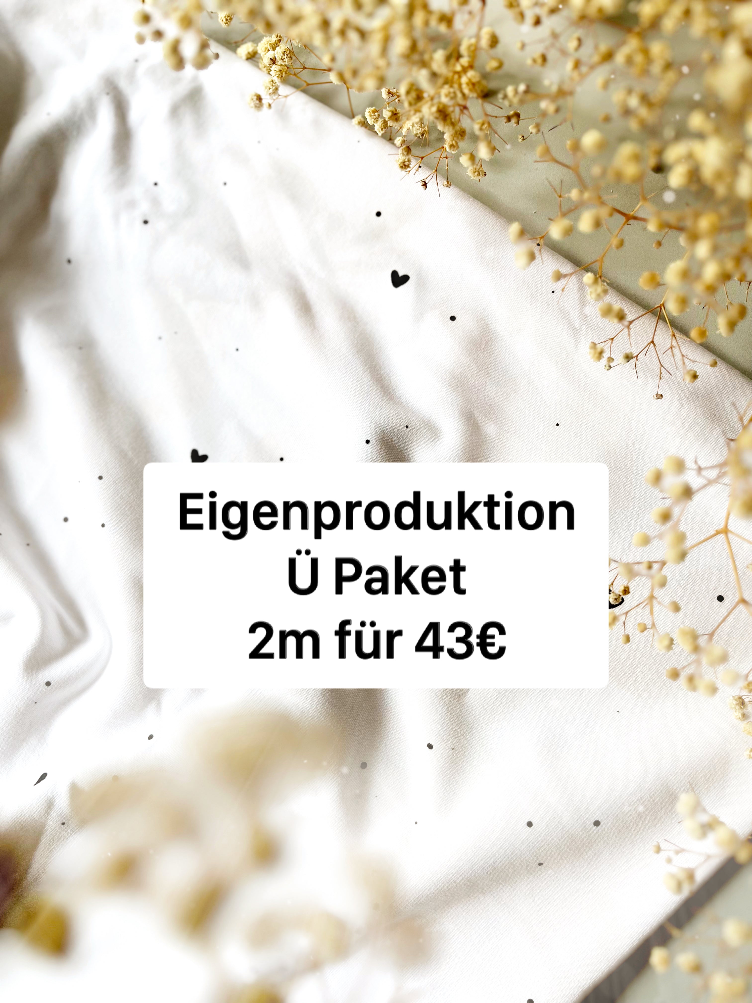 Ü-Paket 2m Eigenproduktion/ Exklusive Stoffe